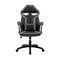 Armen Living Aspect Adjustable Racing Gaming Chair in Black Faux Leather and Dark Gray Mesh LCASGCGRYBLK - alternate 2